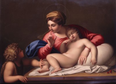 The Madonna and Sleeping Child with Saint John the Baptist by Annibale Carracci